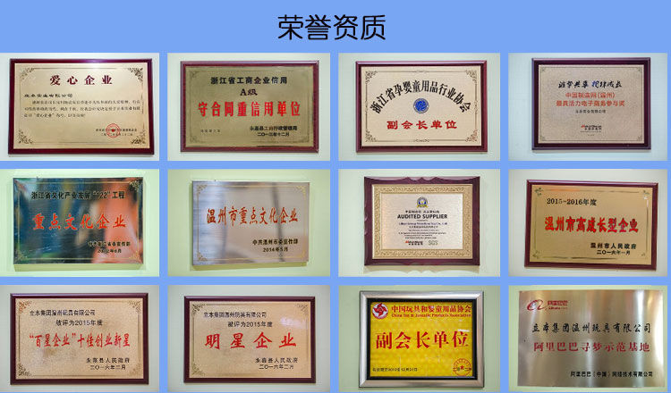 高空滑索轨道厂家荣誉资质