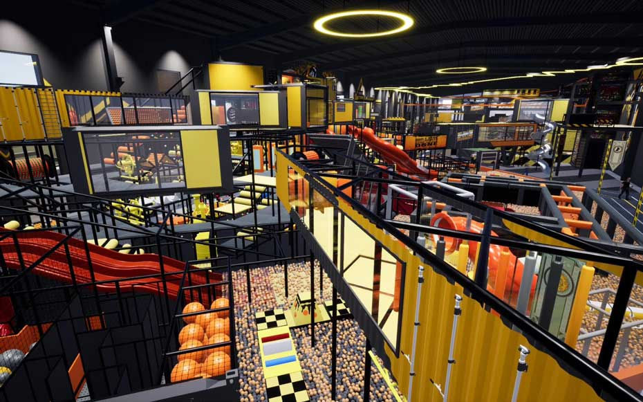 蹦床实物照片 蹦床实物照片